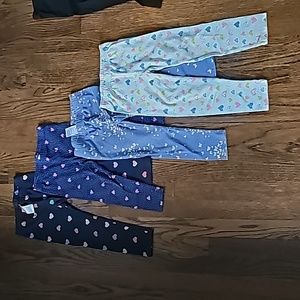 Gap 4t blue print leggings